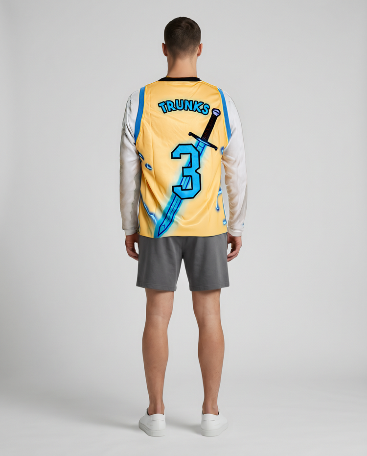 Trunks Rage Basketball Jersey - Back