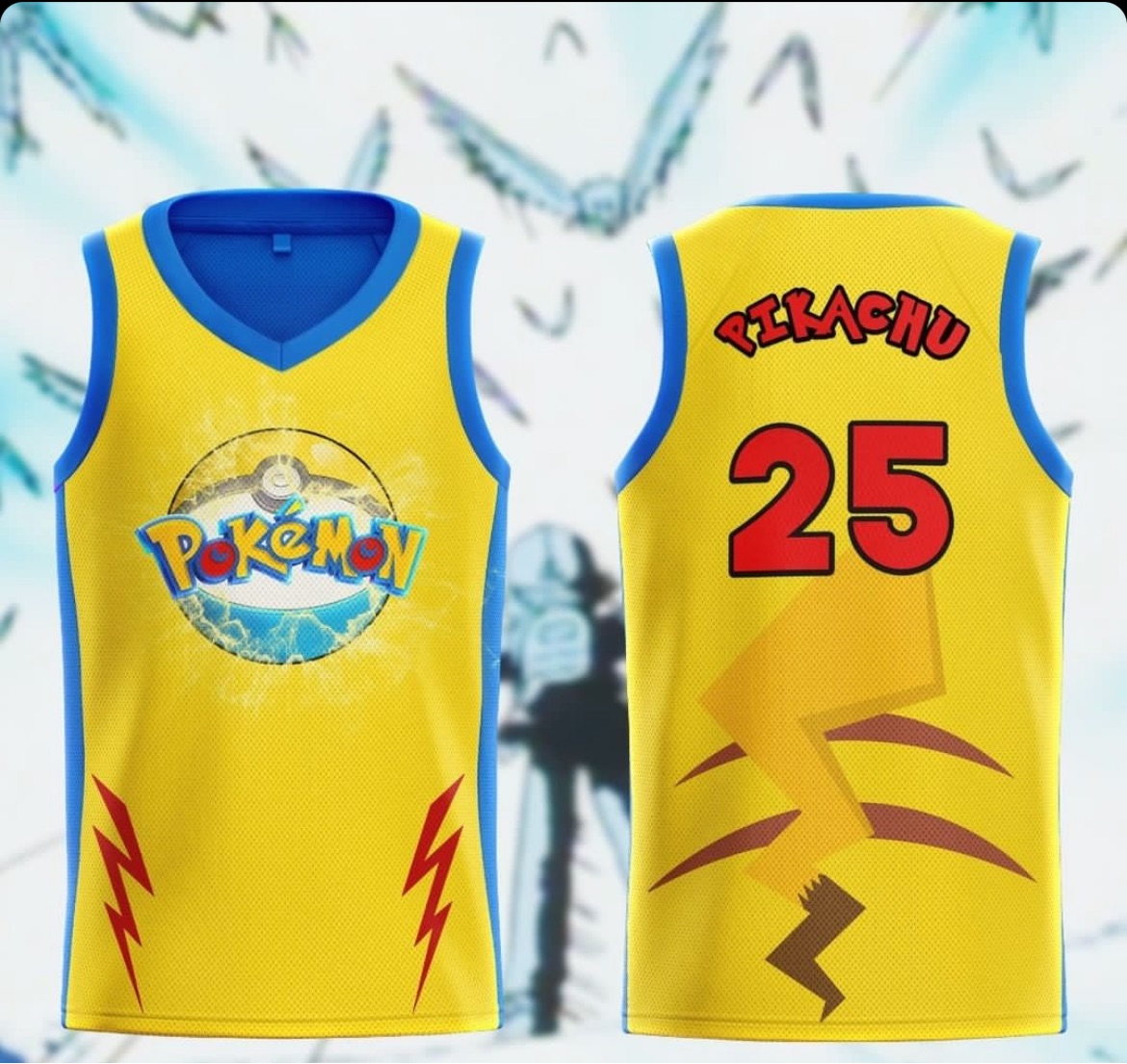 PRE-ORDER Pikachu Basketball Jersey – MKsjerseys