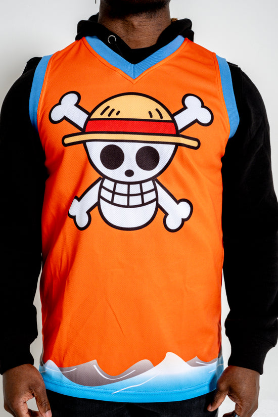 Straw hat Luffy Basketball Jersey
